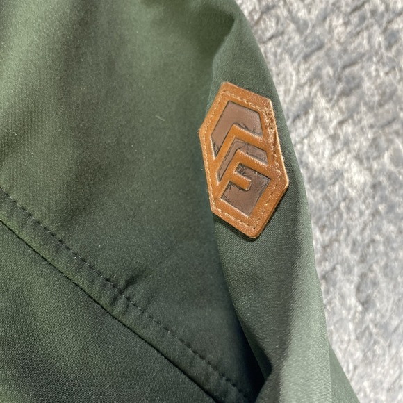 Free Country Super Softshell Jacket Women's M Green Faux Lined Hood - Picture 5 of 13